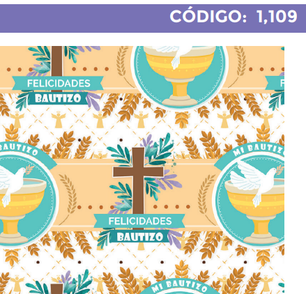 4300-1109 PLIEGO DE REGALO RELIGIOSO