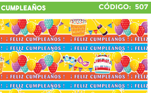 4300-507 PLIEGO DE REGALO FELIZ CUMPLEAÑOS