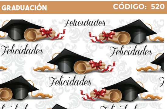 4300-520 PLIEGO DE REGALO GRADUACIÓN