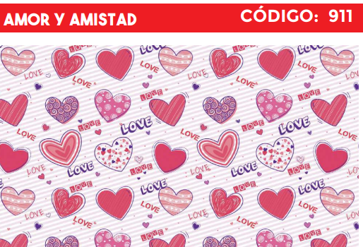 4300-911 PLIEGO DE REGALO AMOR Y AMISTAD