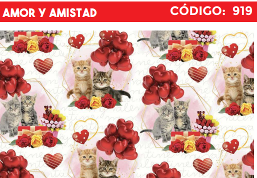4300-919 PLIEGO DE REGALO AMOR Y AMISTAD