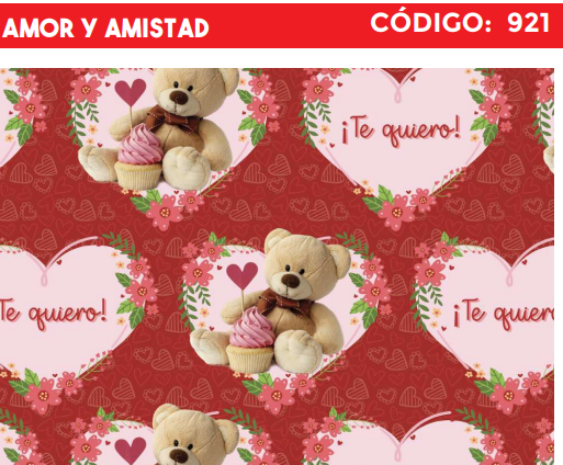 4300-921 PLIEGO REGALO AMOR Y AMISTAD