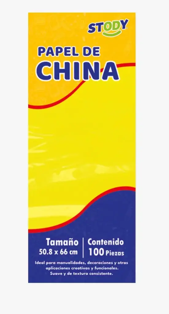 CIENTO PAPEL CHINA AMARILLO CANARIO