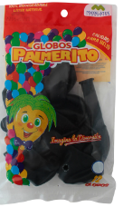 GLOBO #9 PALMERITO NEGRO 