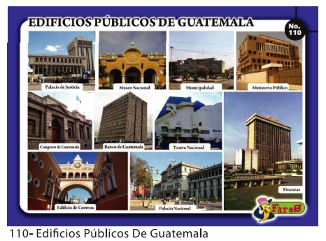 LAMINAS EDUCATIVAS EDIFICIOS PUBLICOS DE GUATEMALA
