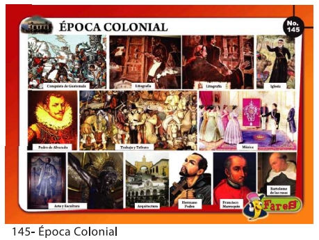 LAMINAS EDUCATIVAS EPOCA COLONIAL