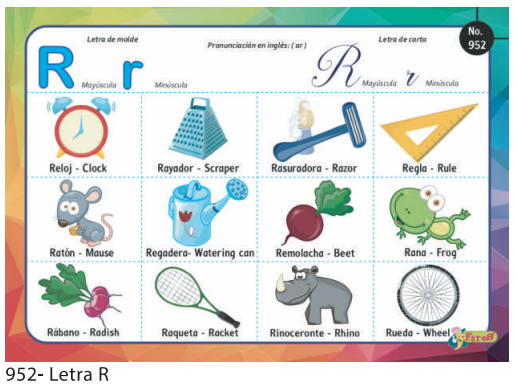 LAMINAS EDUCATIVAS LETRA R