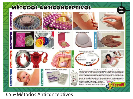 LAMINAS EDUCATIVAS METODOS ANTICONCEPTIVOS
