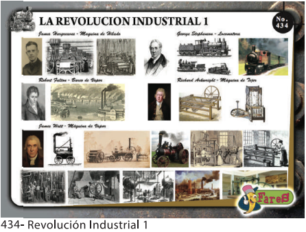 LAMINAS EDUCATIVAS REVOLUCION INDUSTRIAL 1