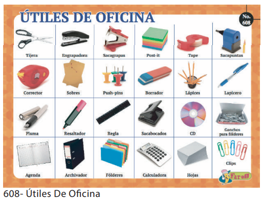 LAMINAS EDUCATIVAS UTILES DE OFICINA