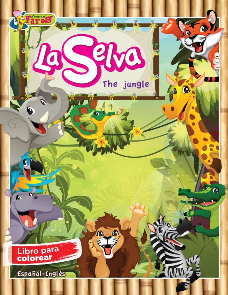 LIBRO COLOREAR LA SELVA PX12UND.