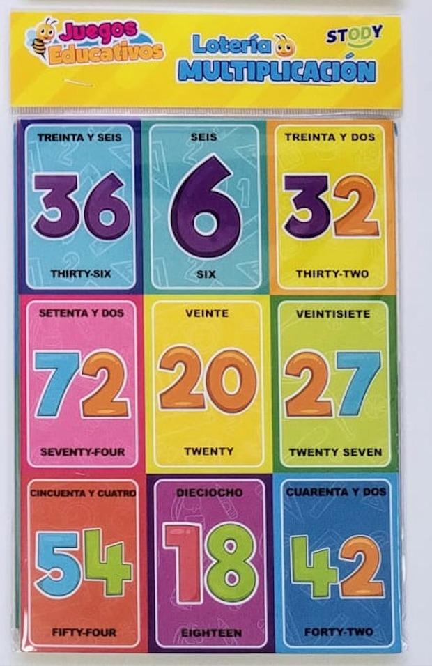 LOTERIA EDUCATIVA -  MULTIPLICACION FX168 UDS
