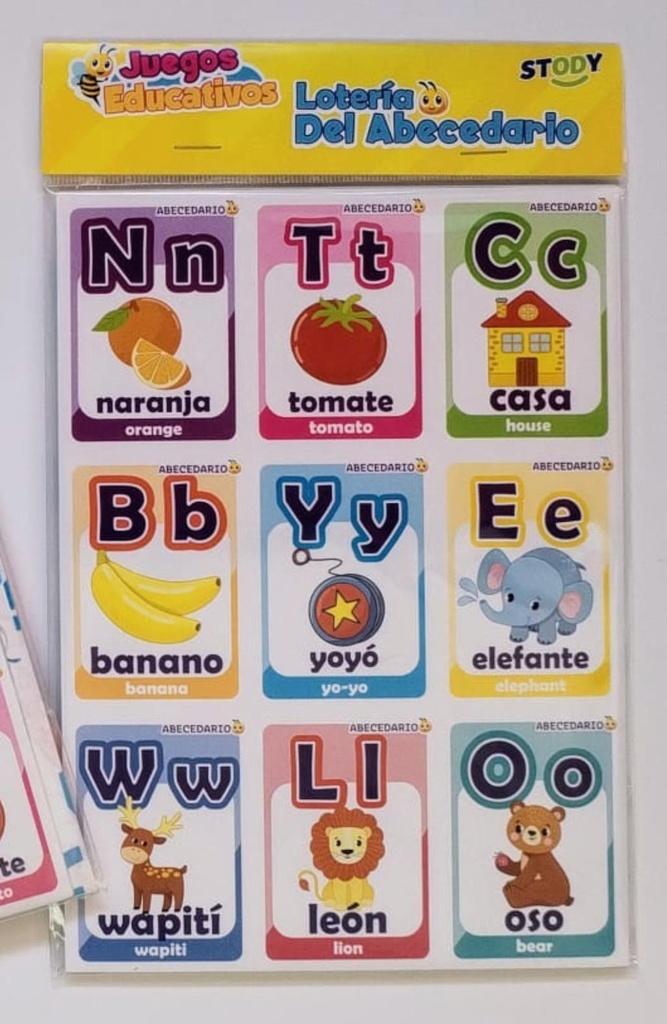 LOTERIA EDUCATIVA - EL ABECEDARIO FX168 USD.