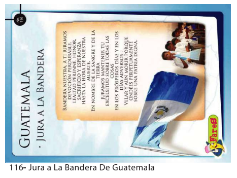 Laminas educativas Jura de La Bandera