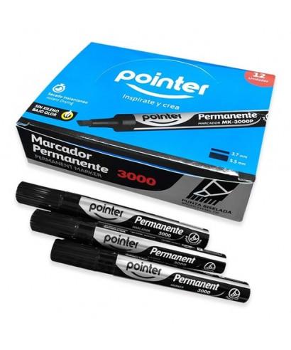 MARCADOR PERMANENTE NEGRO POINTER P.B. FX60