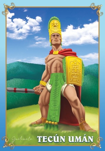 [4270-16] 4270-16 POSTER TECUN UMAN DE GUATEMALA