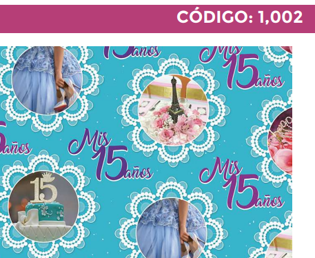 [4300-1002] 4300-1002 PLIEGO DE REGALO 15 AÑOS