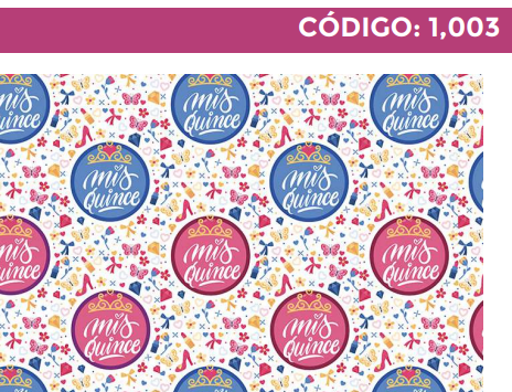 [4300-1003] 4300-1003 PLIEGO DE REGALO 15 AÑOS