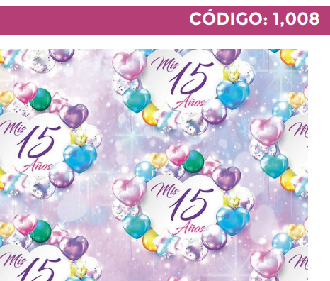 [4300-1008] 4300-1008 PLIEGO DE REGALO 15 AÑOS