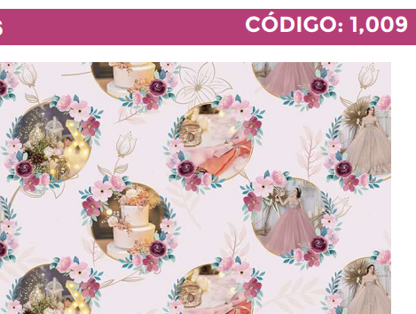 [4300-1009] 4300-1009 PLIEGO DE REGALO 15 AÑOS