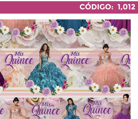 [4300-1012] 4300-1012 PLIEGO DE REGALO 15 AÑOS