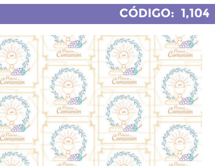 [4300-1104] 4300-1104 PLIEGO DE REGALO RELIGIOSO