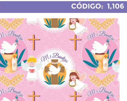 [4300-1106] 4300-1106 PLIEGO DE REGALO RELIGIOSO