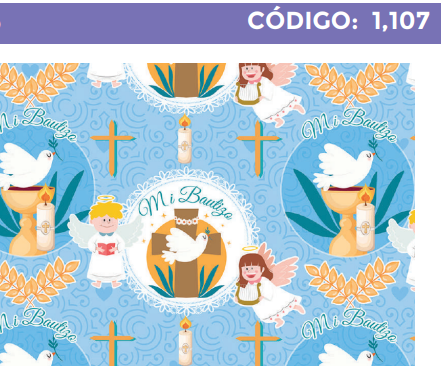 [4300-1107] 4300-1107 PLIEGO DE REGALO RELIGIOSO