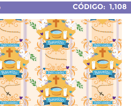 [4300-1108] 4300-1108 PLIEGO DE REGALO RELIGIOSO