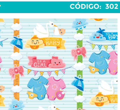 [4300-302] 4300-302 PLIEGO DE REGALO BABY