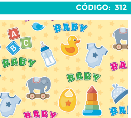 [4300-312] 4300-312 PLIEGO DE REGALO BABY