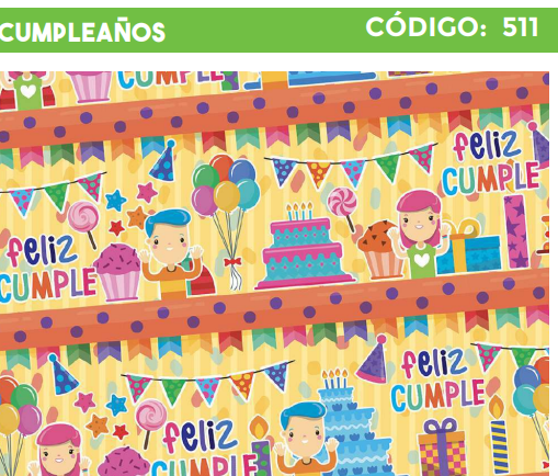 [4300-511] 4300-511 PLIEGO DE REGALO FELIZ CUMPLEAÑOS