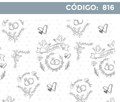 [4300-816] 4300-816 PLIEGO DE REGALO BODA