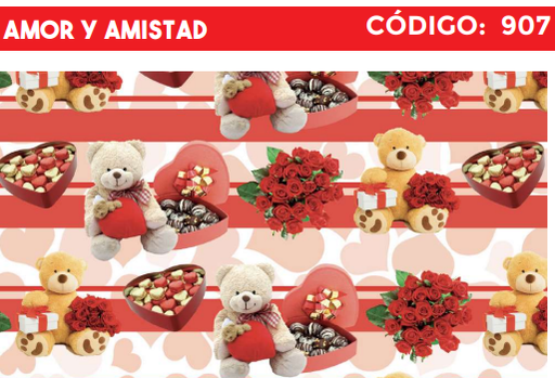 [4300-907] 4300-907 PLIEGO DE REGALO AMOR Y AMISTAD