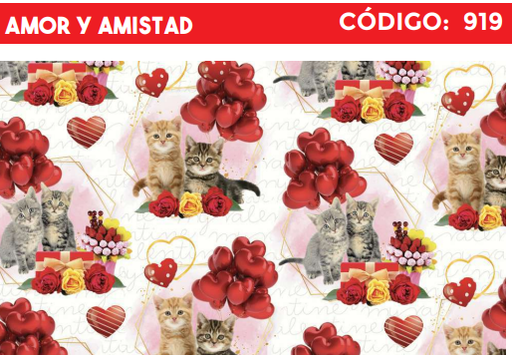 [4300-919] 4300-919 PLIEGO DE REGALO AMOR Y AMISTAD