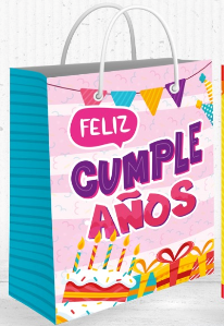 [7000-53] 7000-503 BOLSA DE REGALO FELIZ CUMPLEAÑOS