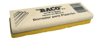 [4830-1] BORRADOR PARA PIZARRA MADERA BACO