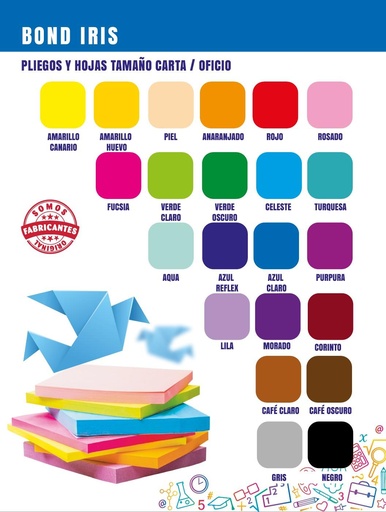 [1050-11] CIENTO BOND IRIS TURQUESA NAC. T/C FX50C.