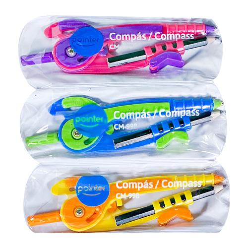 [CM-998] COMPAS POINTER PLASTICO CX6 FX864