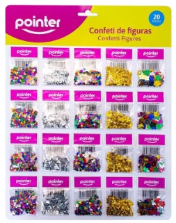 [SLN-201W] CONFETI POINTER CARTON
