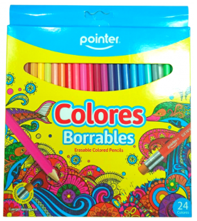 [CPP-24] CRAYON BORRABLE POINTER 24 COLORES FX72