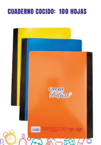 [6000-31] CUADERNO COSIDO 100 H. LINEAS CONCEPT FX60