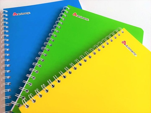 [6000-46] CUADERNO ESPIRAL 70 H.  CUADROS ARIMANY FX24
