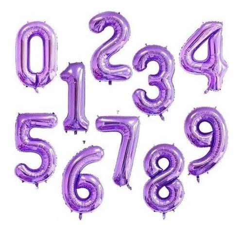 [GM32-4] GLOBO 32" MORADO NO. 4