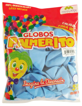[GP-10] GLOBO #9 PALMERITO CELESTE