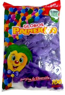 [GP-15] GLOBO #9 PALMERITO LILA 