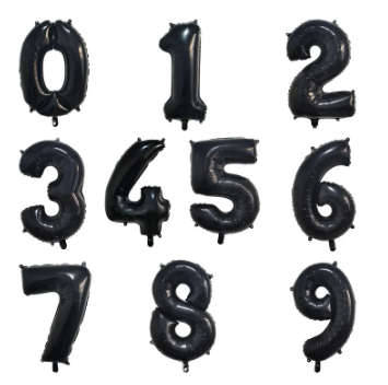 [GN16-9] GLOBO NEGRO 16" NO. 9