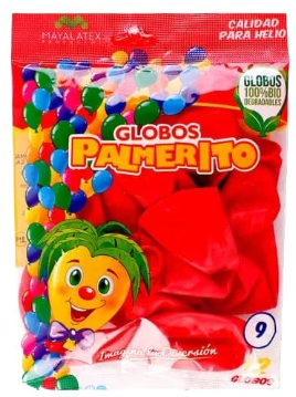 [GP-5] GLOBO #9 PALMERITO ROJO