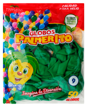 [GP-9] GLOBO #9 PALMERITO VERDE OSCURO 