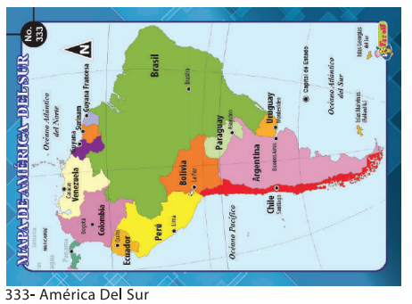 [F333] LAMINAS EDUCATIVAS AMERICA DEL SUR